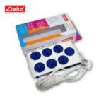 Lisha FUTURA 6A Power Strip Extension Board 4 International Sockets 6+1 Master/Individual Switches, 2m Cable, Indicators image 4