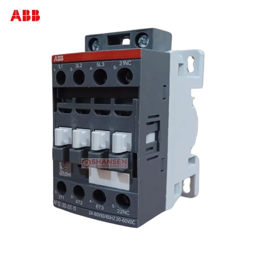 ABB AF12-30-01-11 3-Pole Contactor 24–60V AC/DC | Compact Motor Control Device | Shansen Enterprises India
