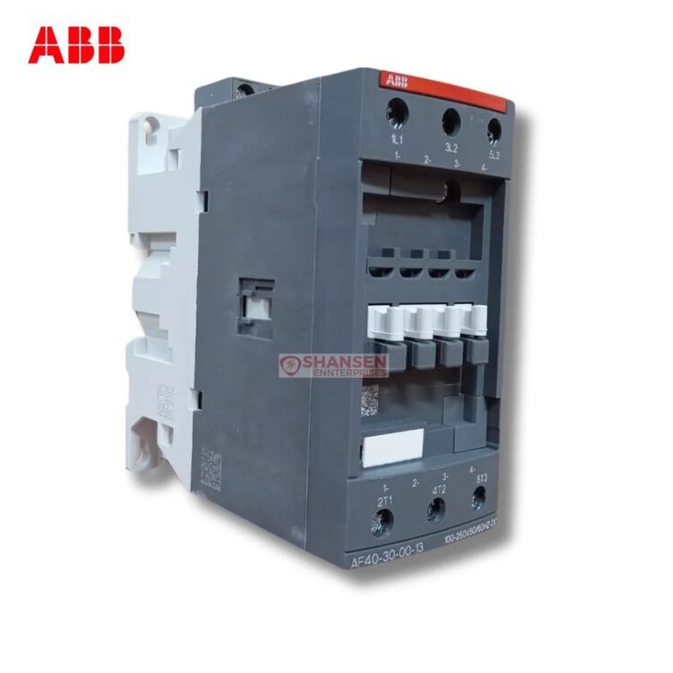 ABB AF40-30-00-13 Contactor 3 Pole 100-250V AC DC, industrial motor control device by Shansen Enterprises India