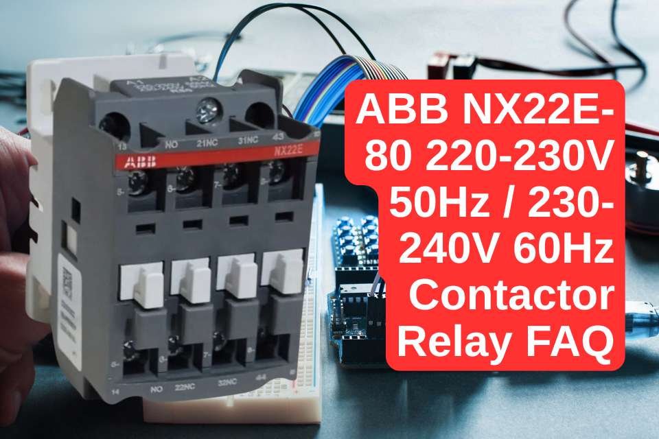 ABB NX22E-80 Contactor Relay 220-230V 50Hz 230-240V 60Hz – Reliable industrial relay for control and auxiliary circuits, available in India from Shansen Enterprises