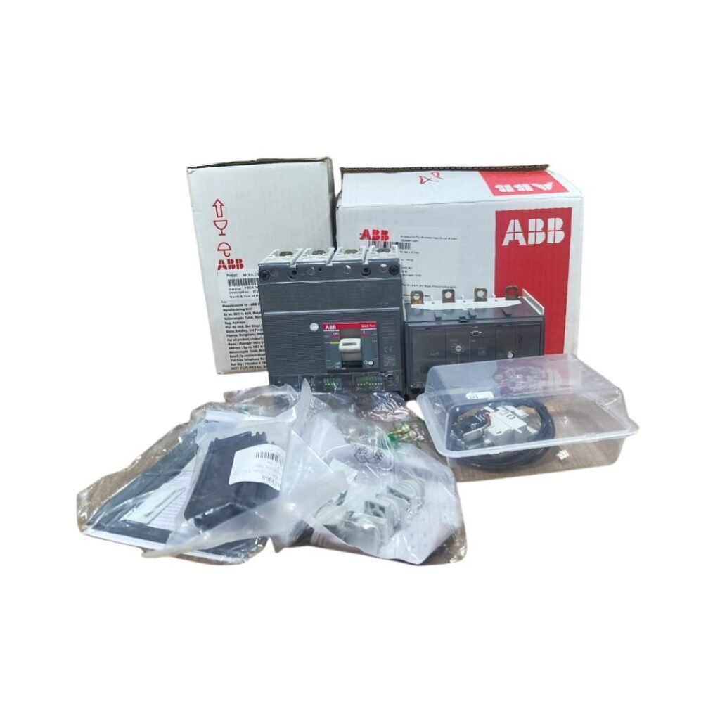 ABB XT2N-160 Ekip DIP LIG 63A 4P MCCB with accessory kit and original ABB boxes — SACE Tmax XT series supplied by Shansen Enterprises