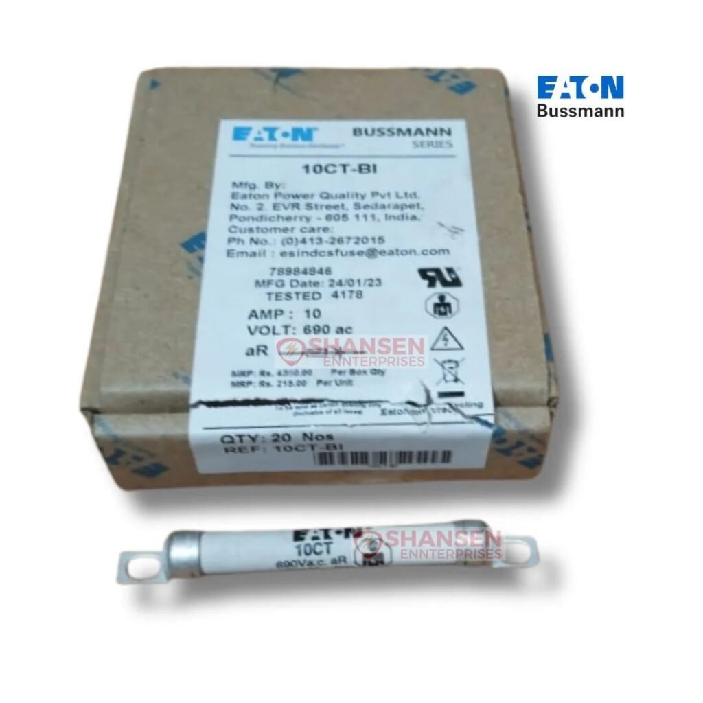 Eaton Bussmann 10CT high speed fuse 10A 690V with original packaging box aR type - Shansen Enterprises