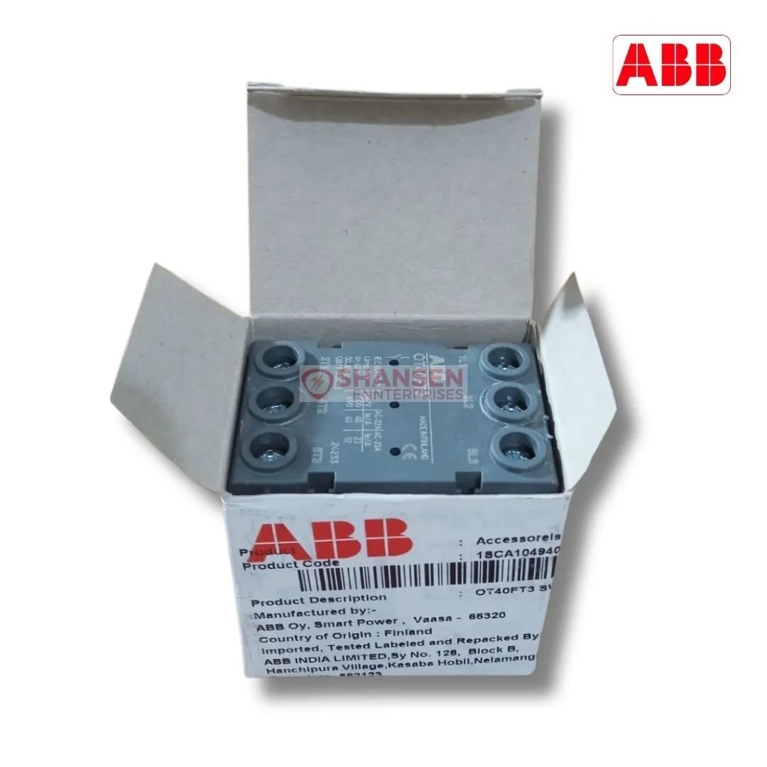 ABB OT40FT3 Switch Disconnector Unboxing – 3 Pole 40A Industrial Switch from Shansen Enterprises India
