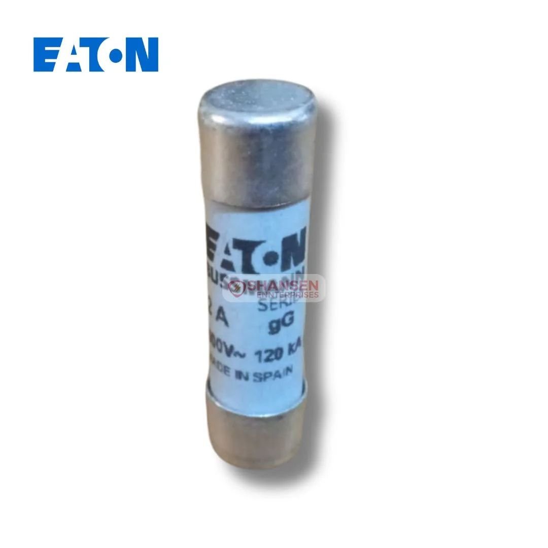 Eaton Bussmann Series C10G2 2A 500V AC Cylindrical Fuse gG 10x38mm Made in Spain