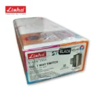 Lisha Zen Modular 10A 1 Way Black Switch image 4