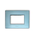 3 Module Lisha Platina ICON Series Graphite Grey Cover Plate image 3