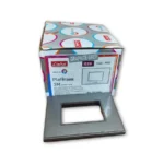 3 Module Lisha Platina ICON Series Graphite Grey Cover Plate image 2