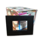 Lisha Platina ICON Series Cover Plate-Matt Black (3 Module) image 1