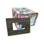 Lisha Platina ICON Series Teak Wood Cover Plate 3 Module image 1