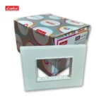 Lisha Platina ICON Series Cover Plate – Glossy White (3 Module) image 4